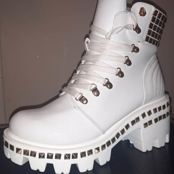 Boo Put In The Hours Lace Up Boots by Cape Robbin - Picture 3 of 5